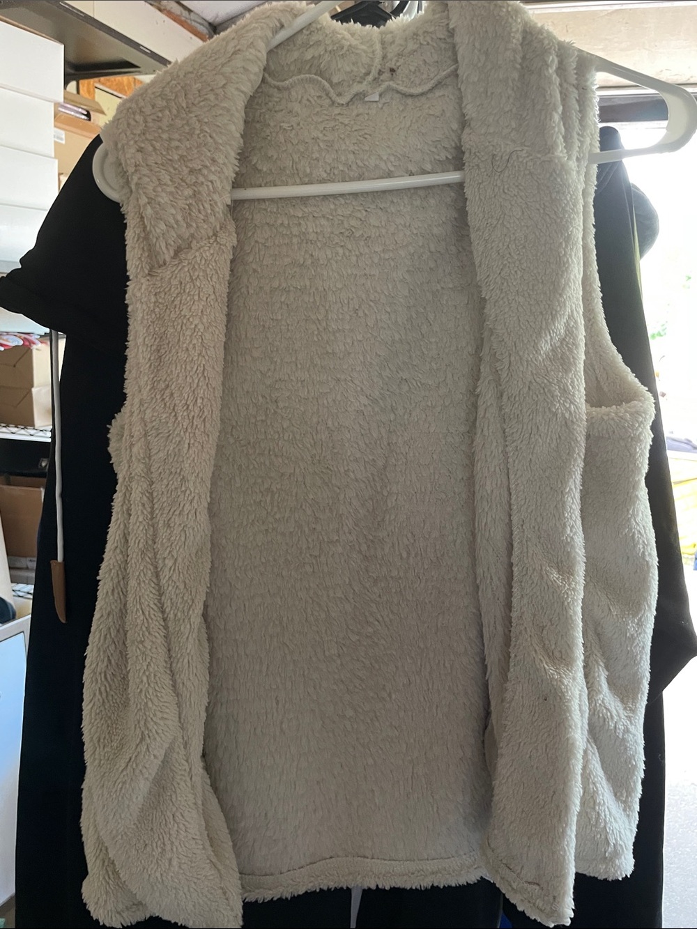Cozy Cream Sherpa Vest